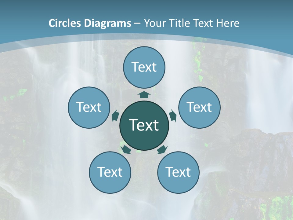 Park Ripple Peaceful PowerPoint Template