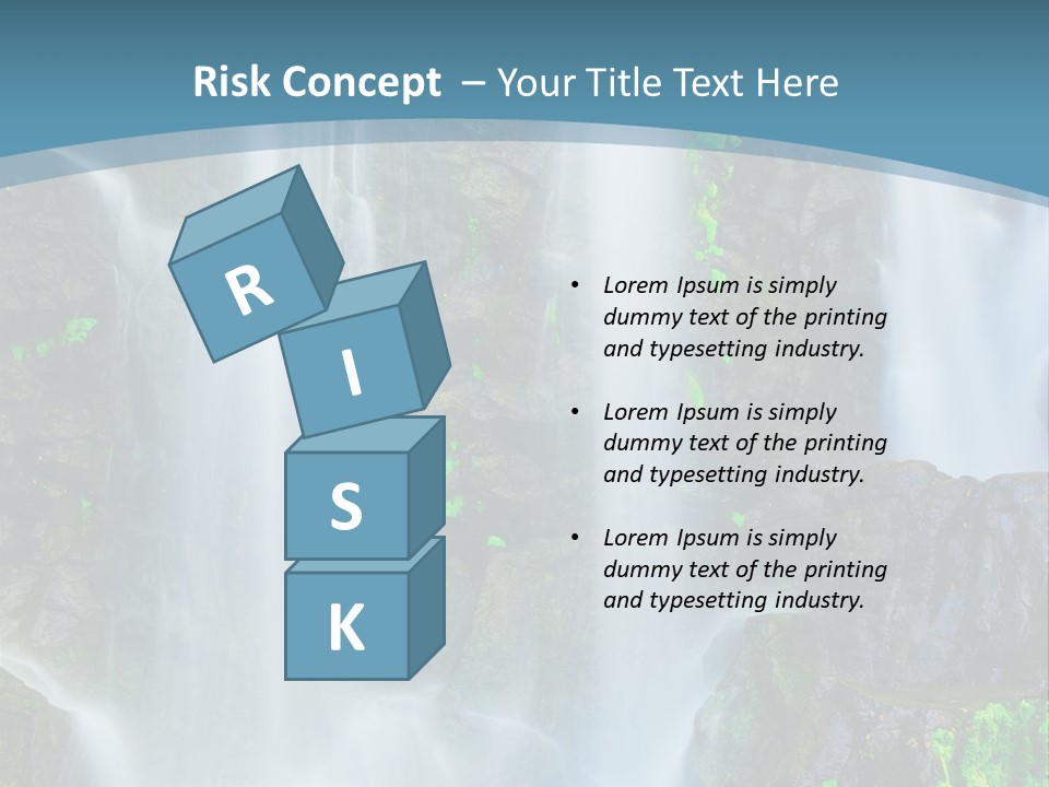 Park Ripple Peaceful PowerPoint Template