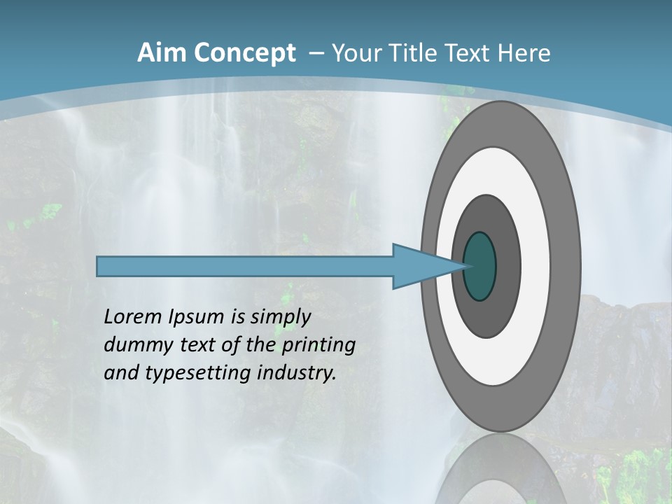 Park Ripple Peaceful PowerPoint Template