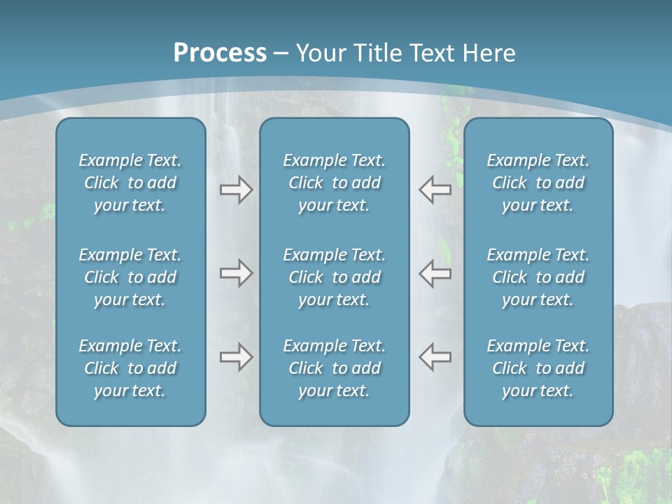 Park Ripple Peaceful PowerPoint Template