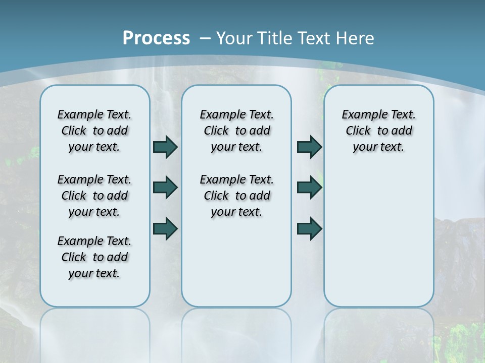 Park Ripple Peaceful PowerPoint Template