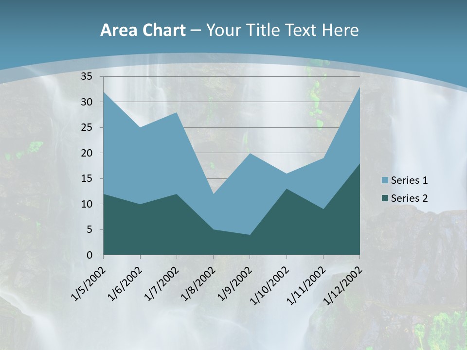 Park Ripple Peaceful PowerPoint Template