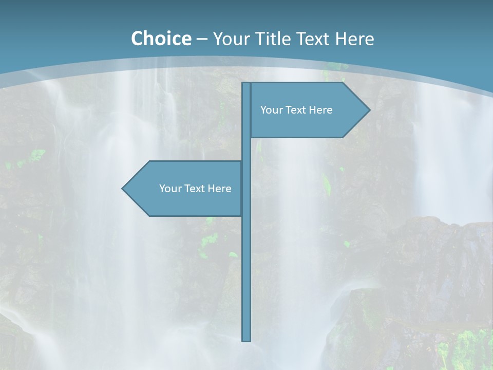 Park Ripple Peaceful PowerPoint Template