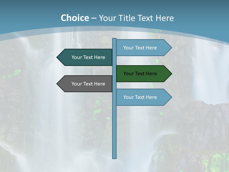 Park Ripple Peaceful PowerPoint Template