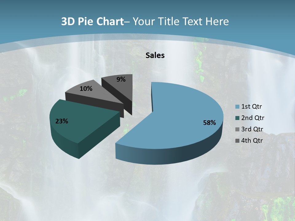 Park Ripple Peaceful PowerPoint Template