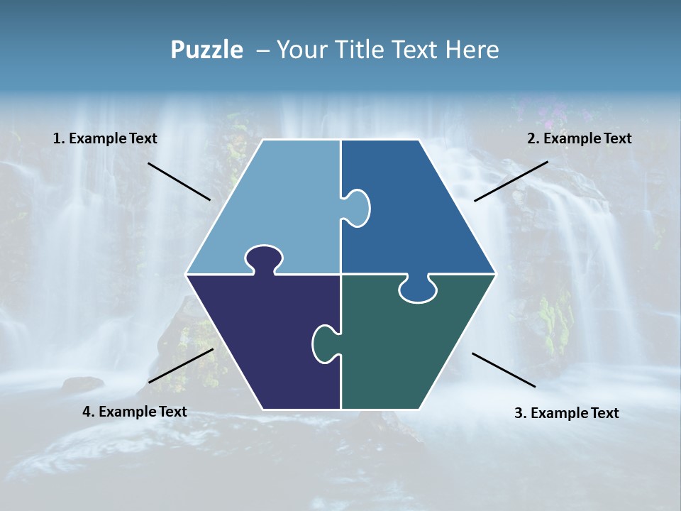 Cascade Brook Wild PowerPoint Template