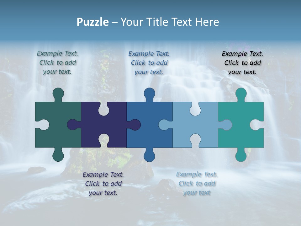 Cascade Brook Wild PowerPoint Template