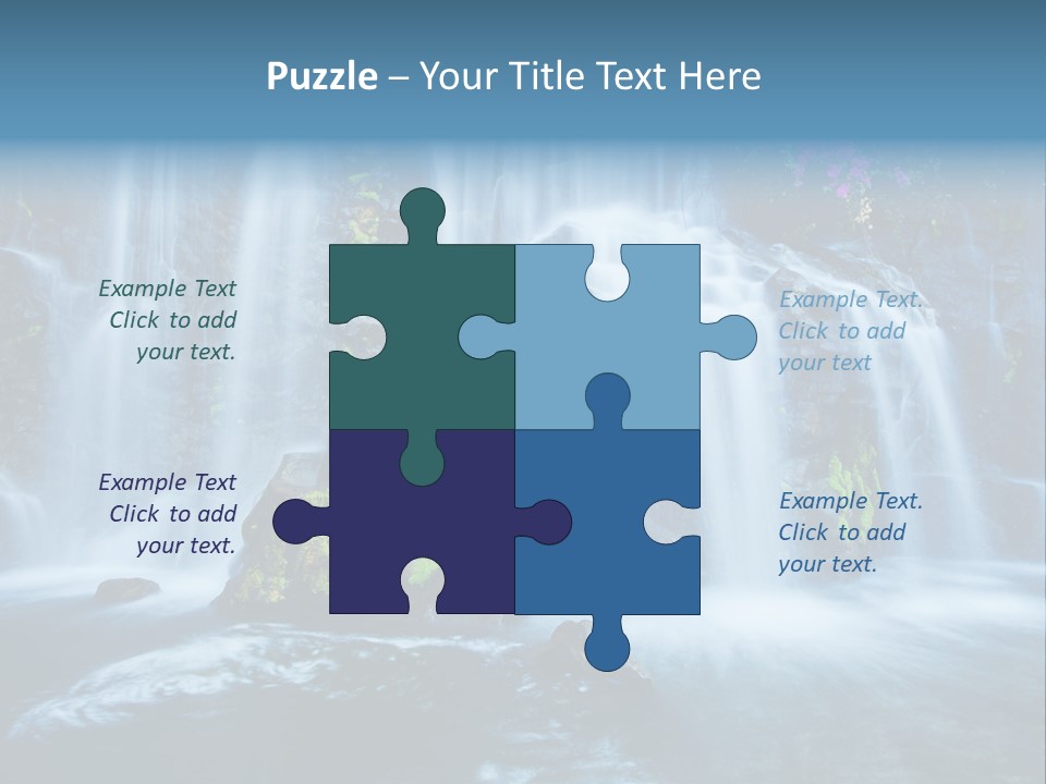 Cascade Brook Wild PowerPoint Template