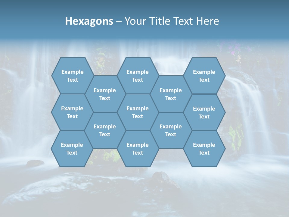 Cascade Brook Wild PowerPoint Template