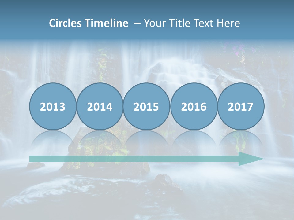 Cascade Brook Wild PowerPoint Template
