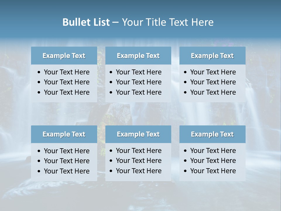 Cascade Brook Wild PowerPoint Template