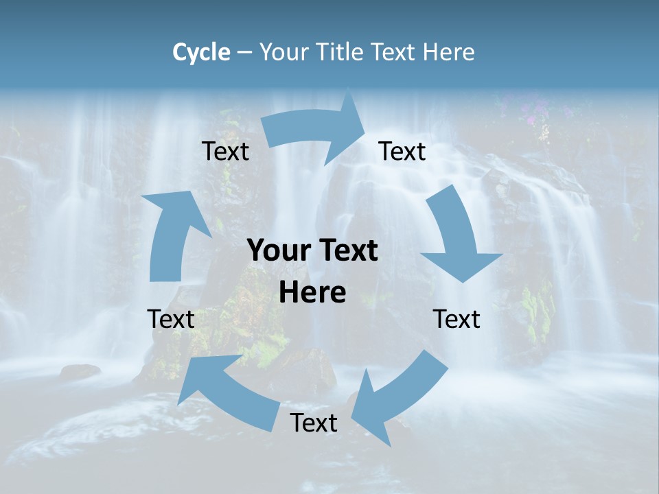 Cascade Brook Wild PowerPoint Template