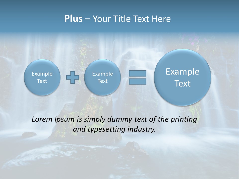 Cascade Brook Wild PowerPoint Template