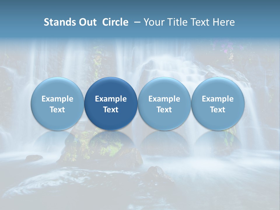 Cascade Brook Wild PowerPoint Template