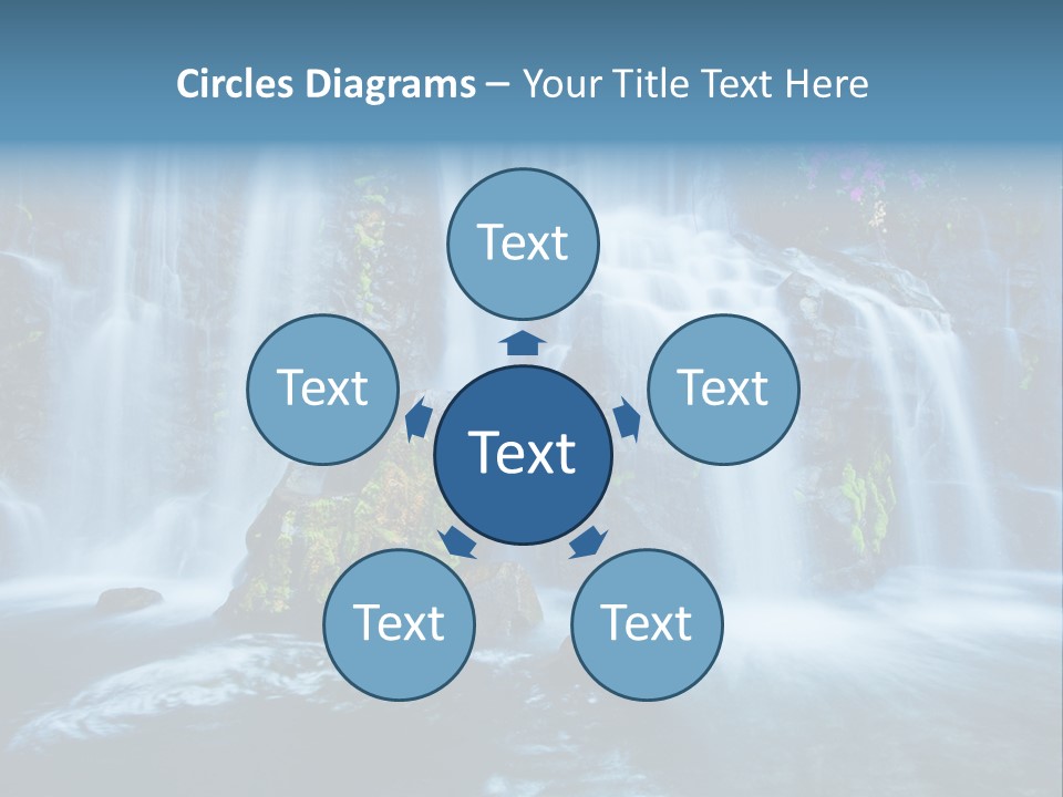 Cascade Brook Wild PowerPoint Template