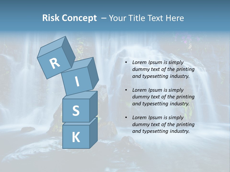 Cascade Brook Wild PowerPoint Template