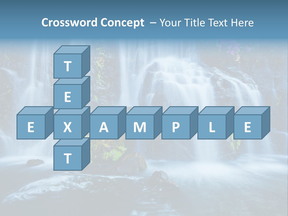 Cascade Brook Wild PowerPoint Template