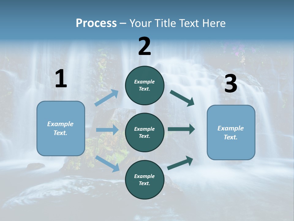 Cascade Brook Wild PowerPoint Template