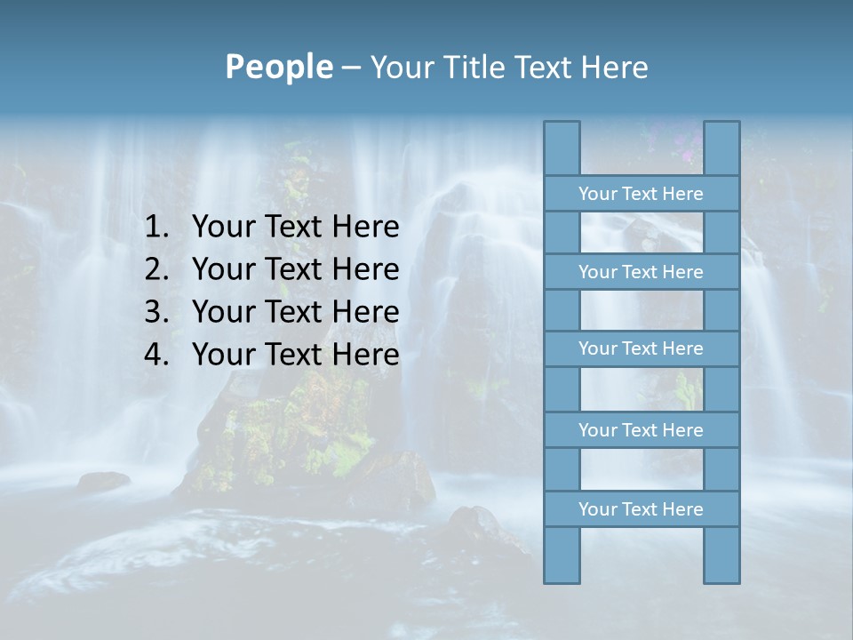 Cascade Brook Wild PowerPoint Template