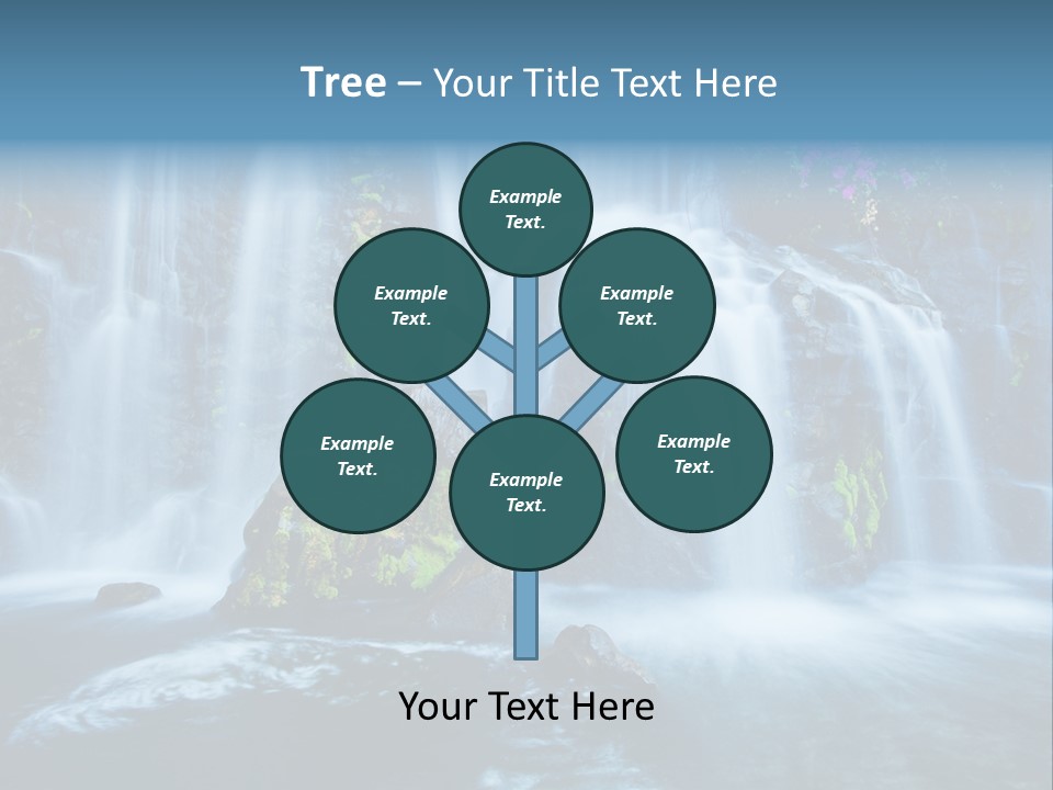 Cascade Brook Wild PowerPoint Template