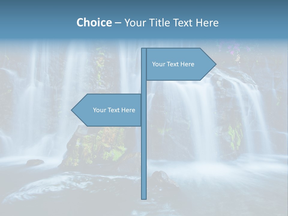 Cascade Brook Wild PowerPoint Template