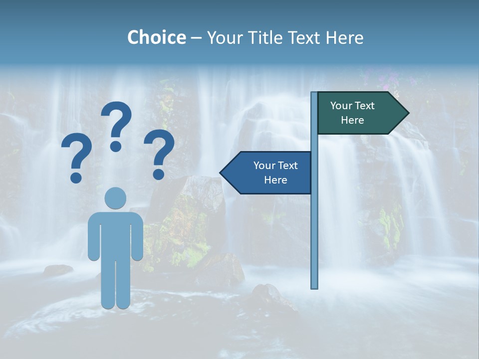 Cascade Brook Wild PowerPoint Template