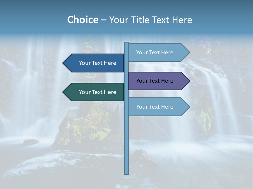 Cascade Brook Wild PowerPoint Template