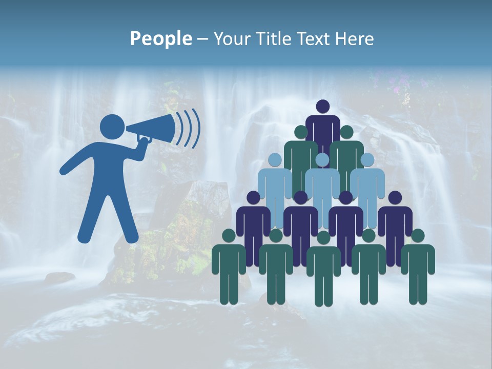 Cascade Brook Wild PowerPoint Template