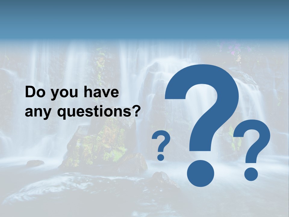 Cascade Brook Wild PowerPoint Template