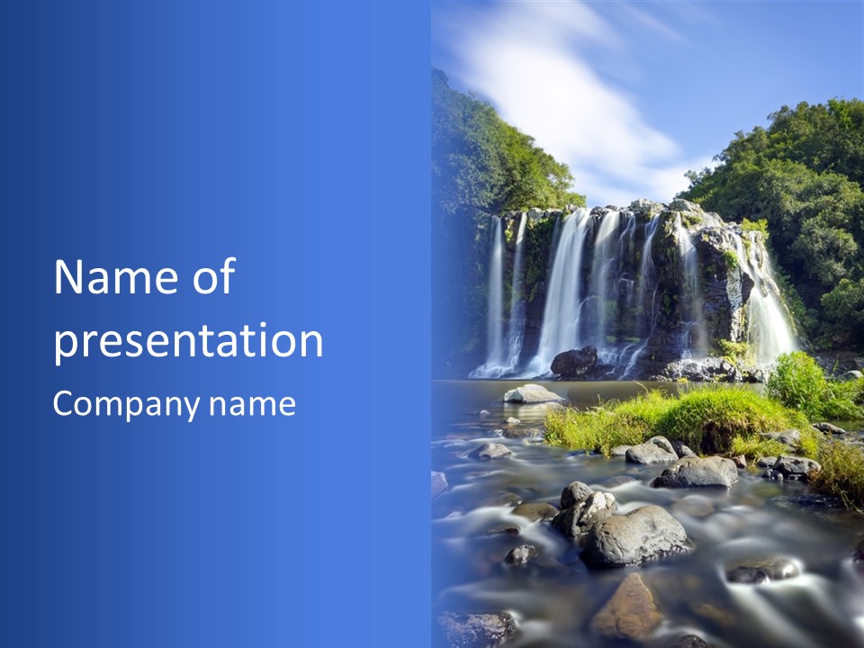 Vitalit Calme Randonn PowerPoint Template