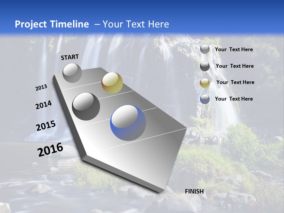 Vitalit Calme Randonn PowerPoint Template