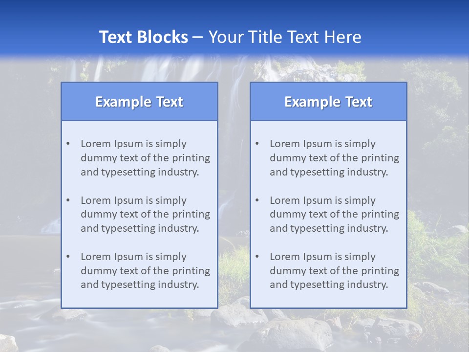 Vitalit Calme Randonn PowerPoint Template