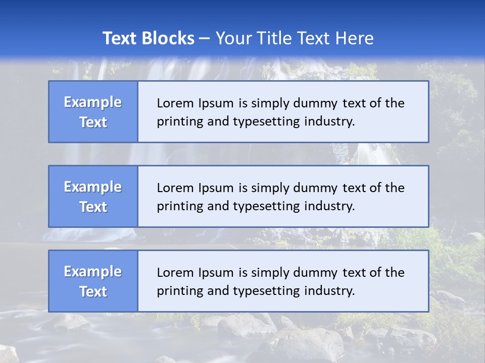 Vitalit Calme Randonn PowerPoint Template