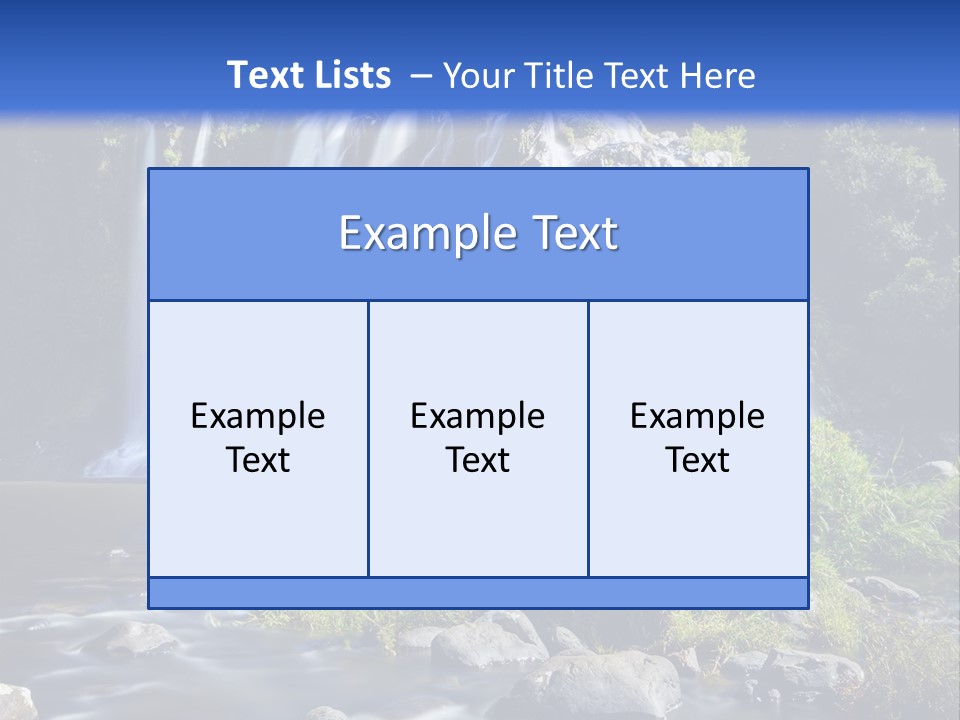 Vitalit Calme Randonn PowerPoint Template