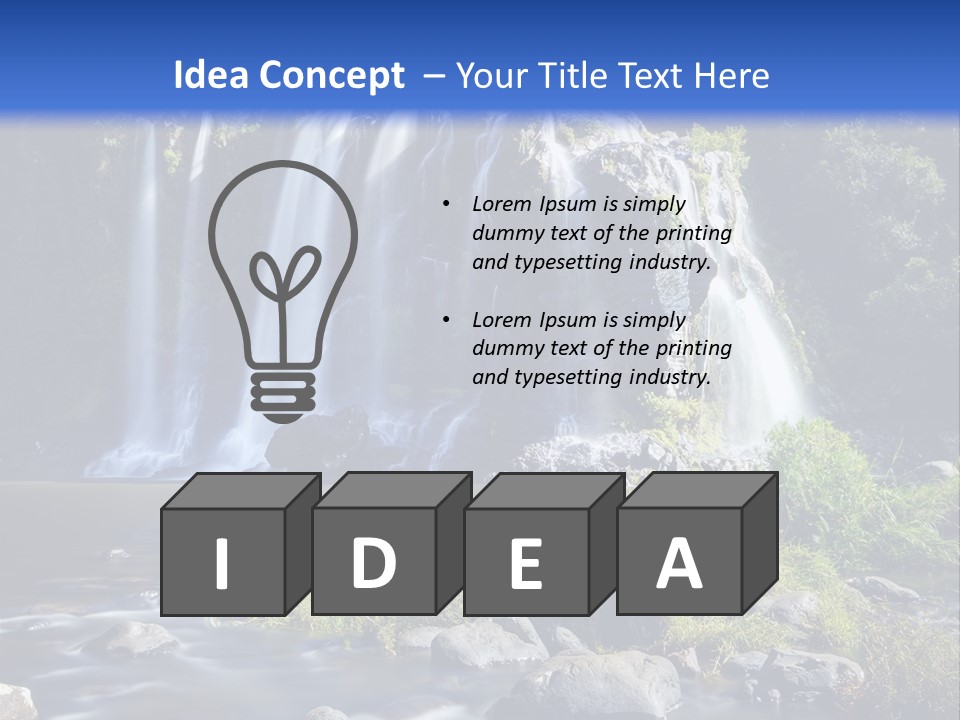 Vitalit Calme Randonn PowerPoint Template