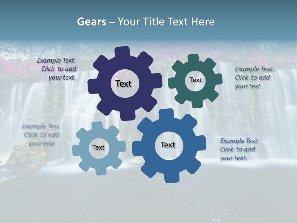 Torrent Rock Peace PowerPoint Template