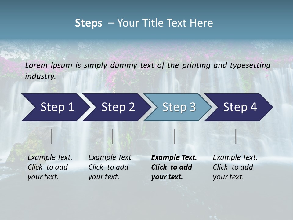 Torrent Rock Peace PowerPoint Template