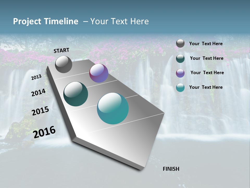 Torrent Rock Peace PowerPoint Template