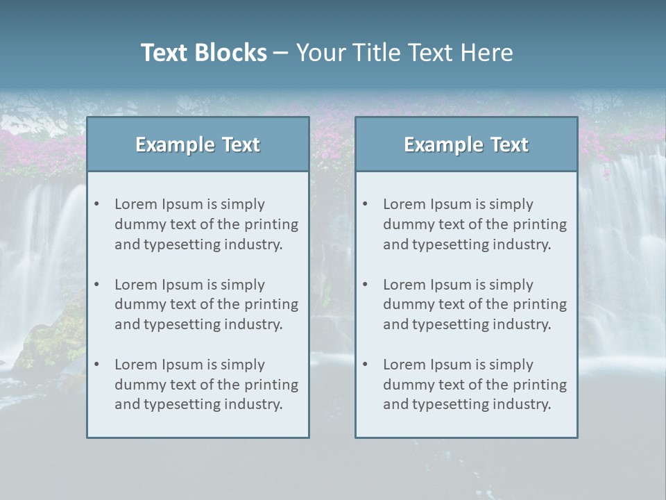 Torrent Rock Peace PowerPoint Template
