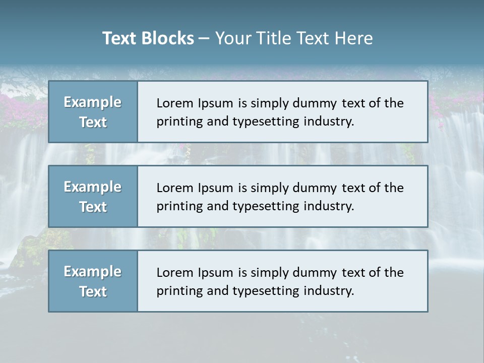 Torrent Rock Peace PowerPoint Template