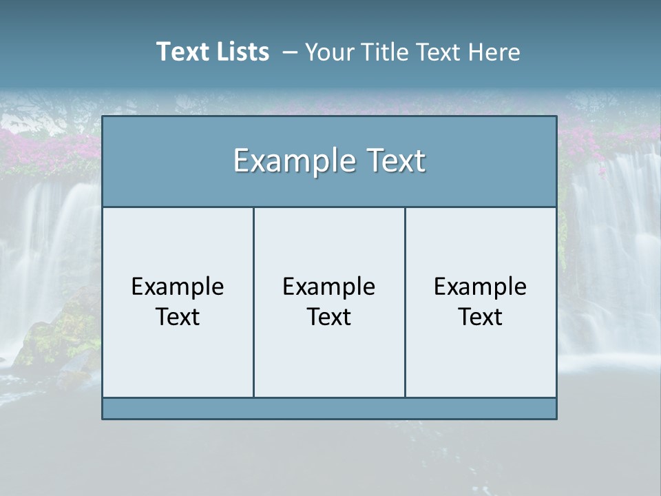 Torrent Rock Peace PowerPoint Template