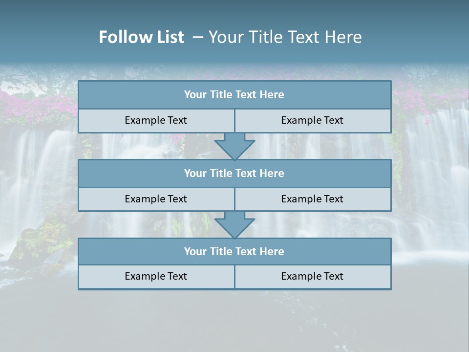 Torrent Rock Peace PowerPoint Template