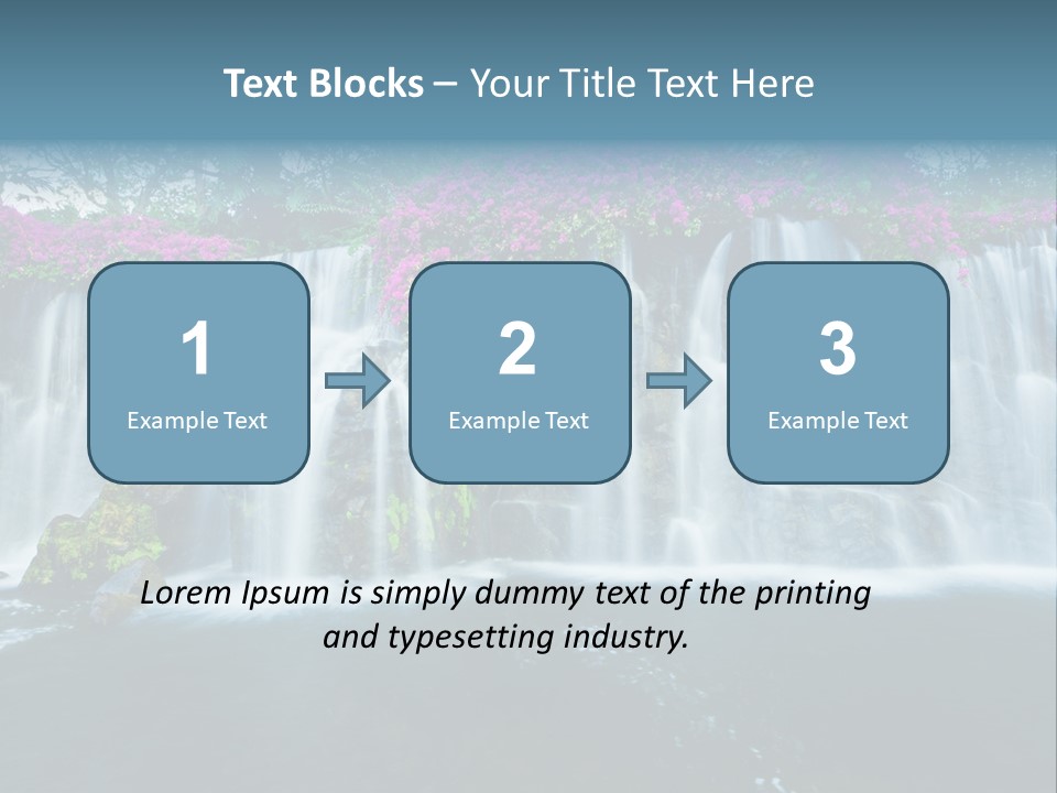 Torrent Rock Peace PowerPoint Template