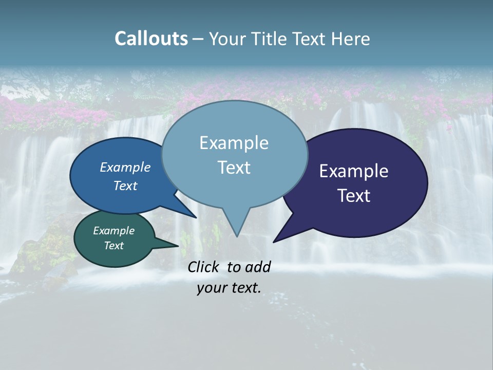 Torrent Rock Peace PowerPoint Template