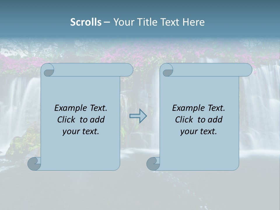 Torrent Rock Peace PowerPoint Template