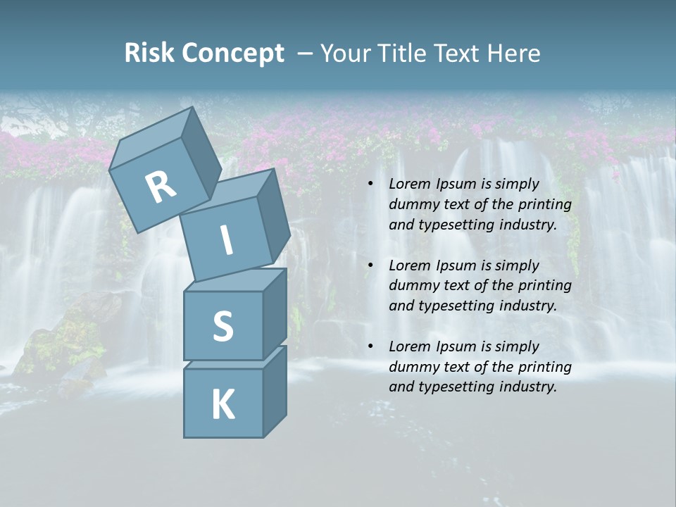 Torrent Rock Peace PowerPoint Template