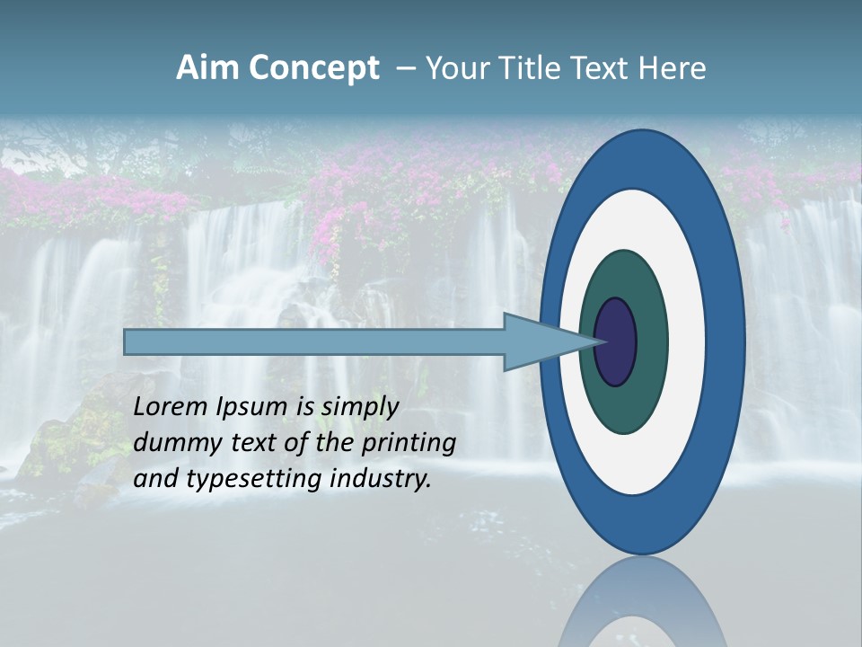 Torrent Rock Peace PowerPoint Template