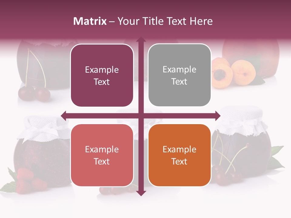 Shot Food Fruit PowerPoint Template