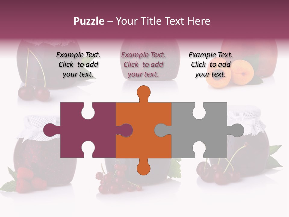 Shot Food Fruit PowerPoint Template