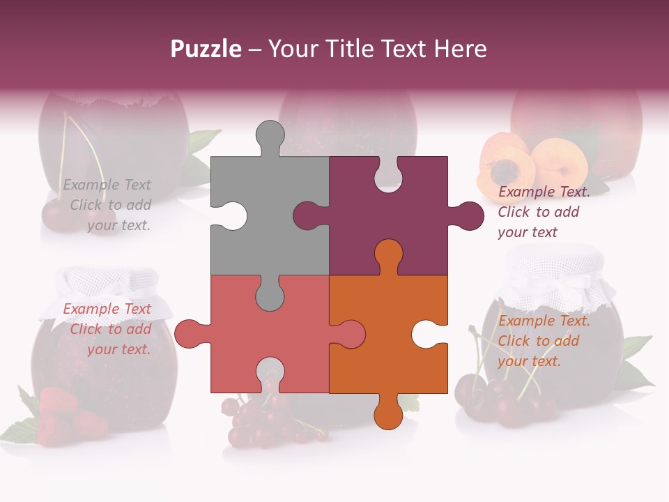 Shot Food Fruit PowerPoint Template